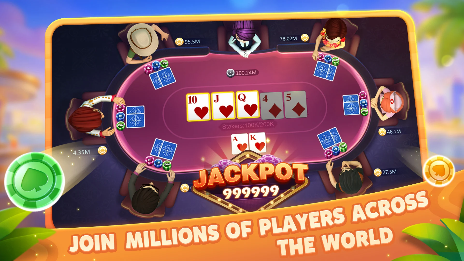 A screenshot of the main game lobby in the 747live app.